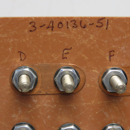 Adams Elevator Equipment 3-40136-51 9 Position Contact Board