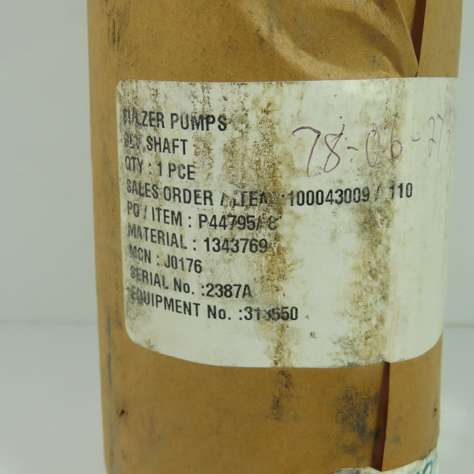 Sulzer Pumps 100043009/110 Shaft Sleeve P44795/8 6-1/4" OAL