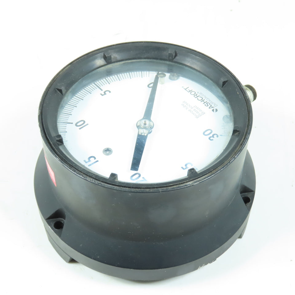 Ashcroft Q-8401 Pressure Gauge 0-30 PSI 4" Face