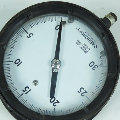 Ashcroft Q-8401 Pressure Gauge 0-30 PSI 4" Face