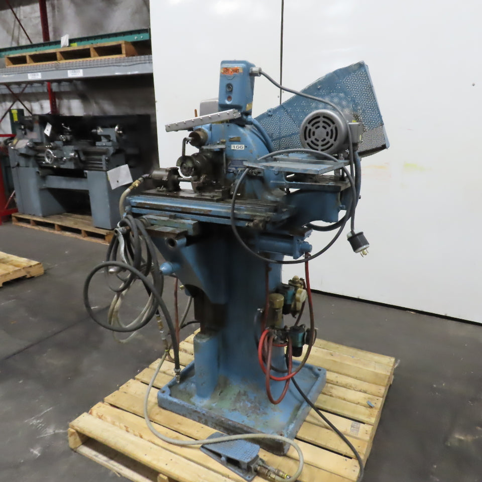 US Machine & Tool Co. 1 1HP Horizontal Mill Milling Machine 230V 3PH W/ Air Vise