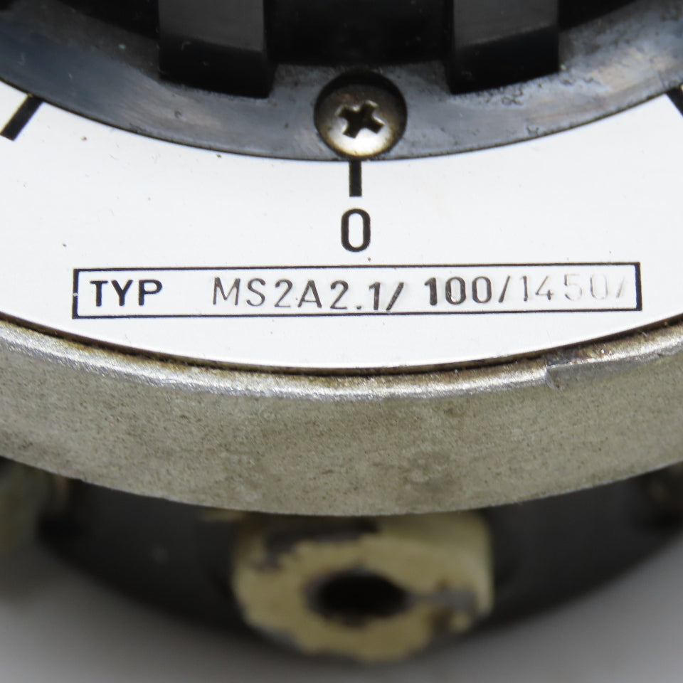 Hydac MS2A2.1/100/1450 6 Station Hydraulic Gauge Isolator 2300PSI