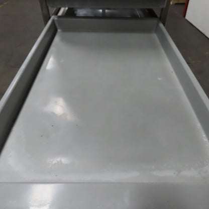 M & E Mfg. Stainless Steel Single End Load Nesting Baking Rack 20 Pan Capacity