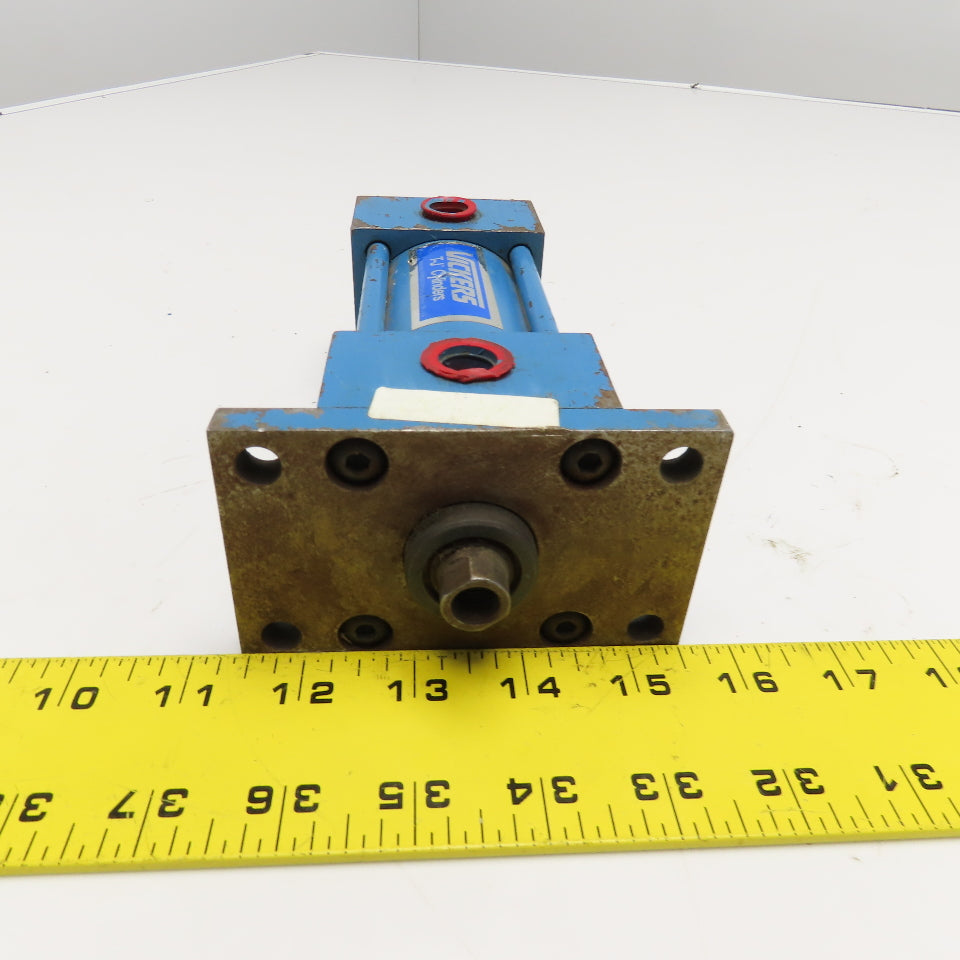 Vickers 2" Bore 2" Stroke Double Acting Double Rod Pneumatic Cylinder