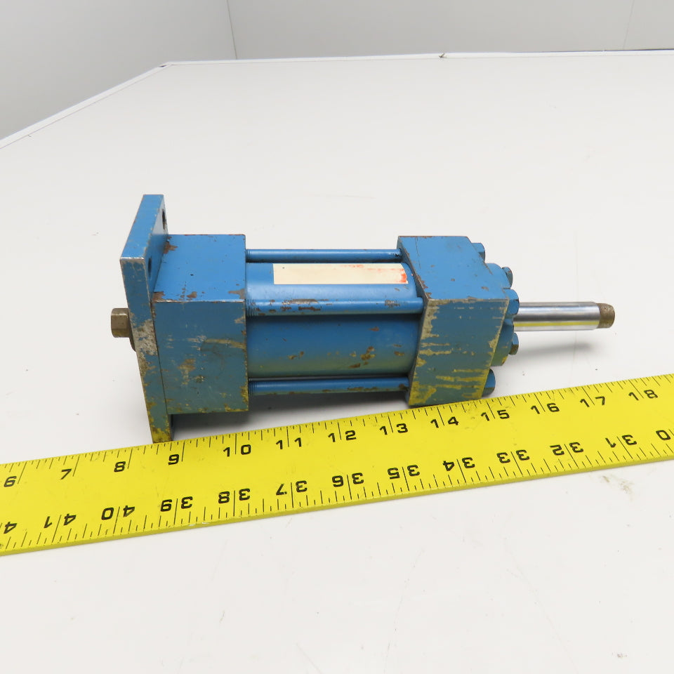 Vickers 2" Bore 2" Stroke Double Acting Double Rod Pneumatic Cylinder