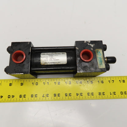 TRD Mfg. 1-1/2" Bore x 2" Stroke Double Acting Hydraulic Cylinder
