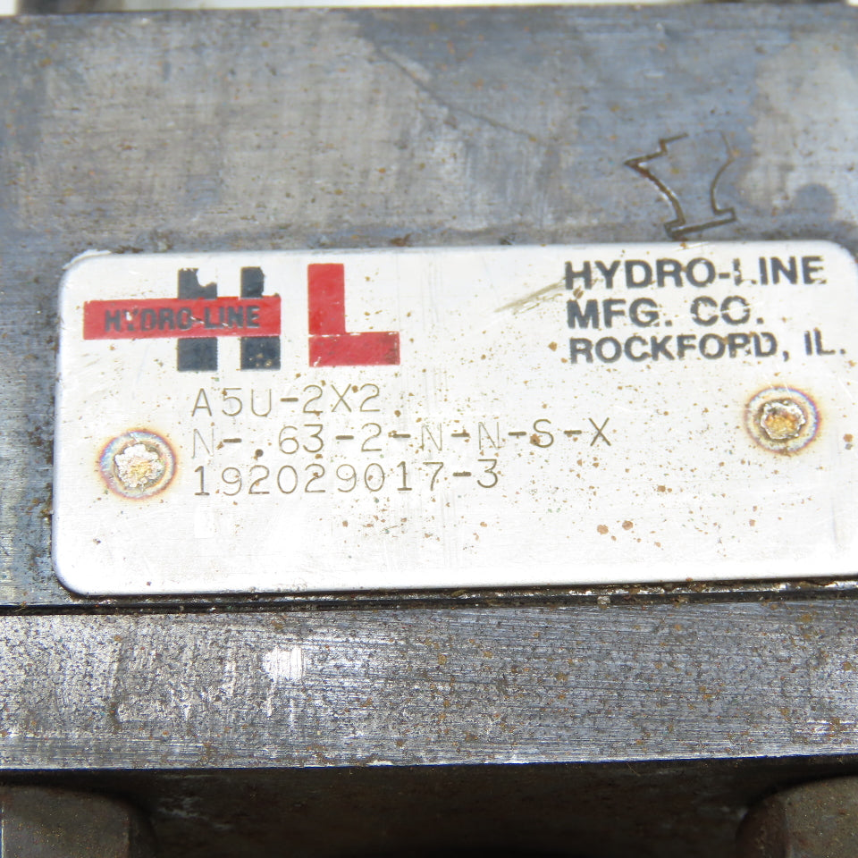 Hydro-Line A5U-2X2 2" Bore x 2" Stroke Double Acting Trunnion Mount Air Cylinder