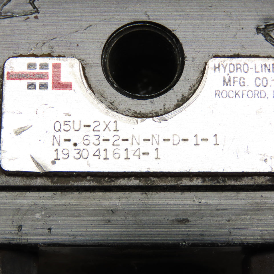 Hydro-Line Q5U-2x1 2" Bore x 1" Stroke Double Acting Trunnion Mount Air Cylinder