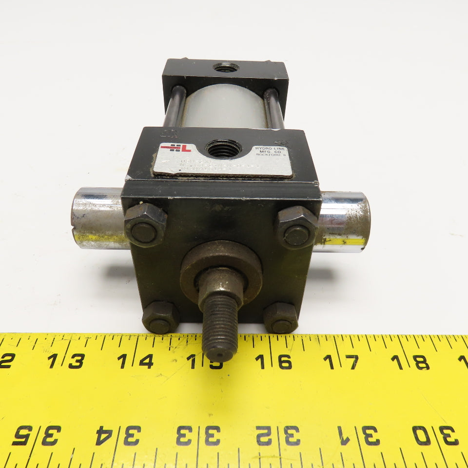Hydro-Line Q5U-2x1 2" Bore x 1" Stroke Double Acting Trunnion Mount Air Cylinder