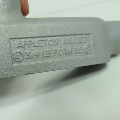 Appleton Unilet 3/4" LB Form 35 Conduit Body Lot Of 5