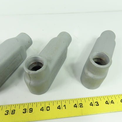 Appleton Unilet 3/4" LB Form 35 Conduit Body Lot Of 5