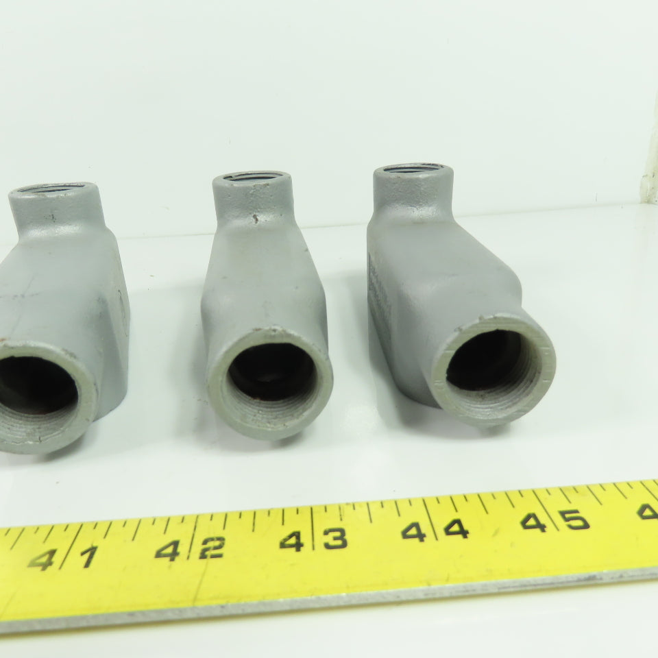 Appleton Unilet 3/4" LB Form 35 Conduit Body Lot Of 5