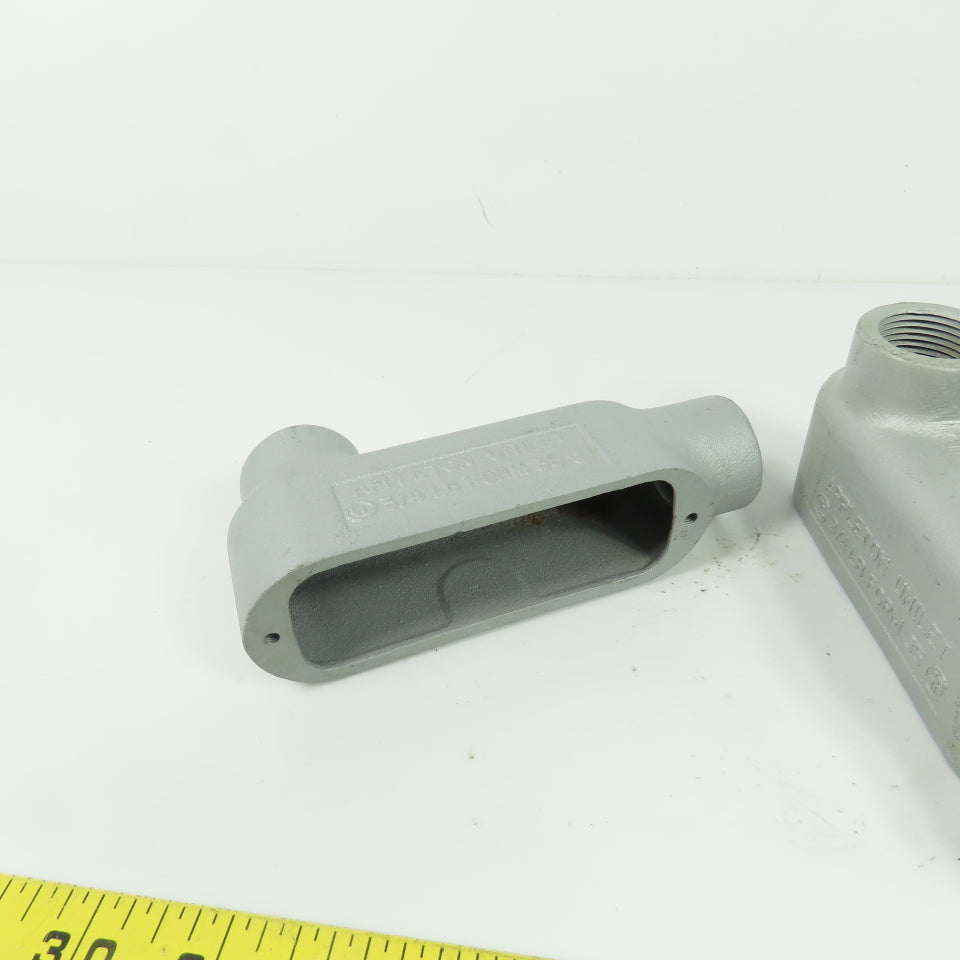 Appleton Unilet 3/4" LB Form 35 Conduit Body Lot Of 5