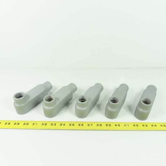 Appleton Unilet 3/4" LB Form 35 Conduit Body Lot Of 5