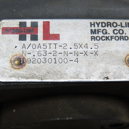 Hydro-Line 2.5" Bore x 4.5" Stroke Double Acting Trunnion Mount Air Cylinder