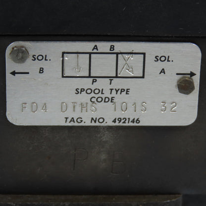 Racine FD4 DTHS 101S 32 Hydraulic Solenoid Valve 3000 PSI 110V
