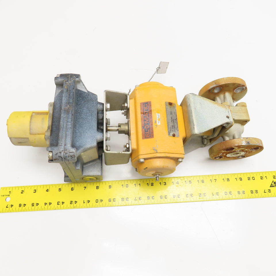 El-O-Matic ES0040 U2A04A 1/2" Flange CF8M Ball Valve Actuator Position Indicator