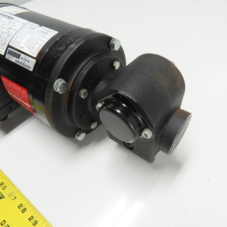 Dorner 32M005HS423EN 820-270 5:1 Ratio Gear Motor 347RPM 1/2HP 3PH 230/460V