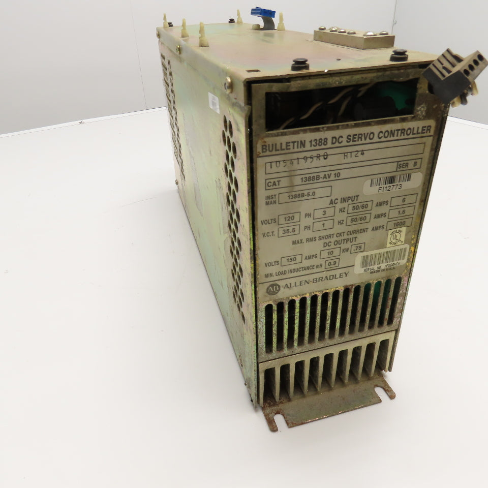 Allen Bradley 1388B-AV 10 120V 3Ph AC Input 150VDC Output Servo Controller