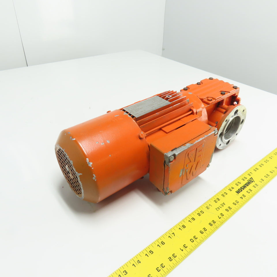 Sew-Eurodrive WAF30DT80N8/BMG 60:1 Ratio Gear Motor 0.25KW 277/430V 3Ph