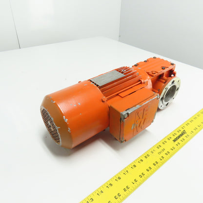 Sew-Eurodrive WAF30DT80N8/BMG 60:1 Ratio Gear Motor 0.25KW 277/430V 3Ph
