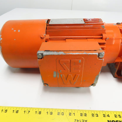Sew-Eurodrive WAF30DT80N8/BMG 60:1 Ratio Gear Motor 0.25KW 277/430V 3Ph