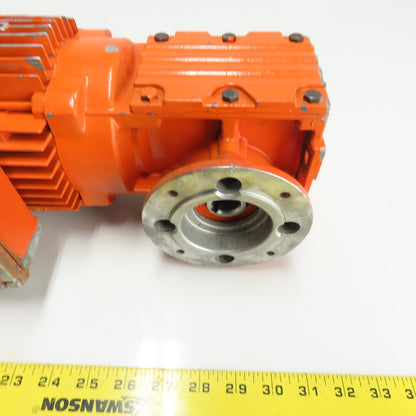 Sew-Eurodrive WAF30DT80N8/BMG 60:1 Ratio Gear Motor 0.25KW 277/430V 3Ph