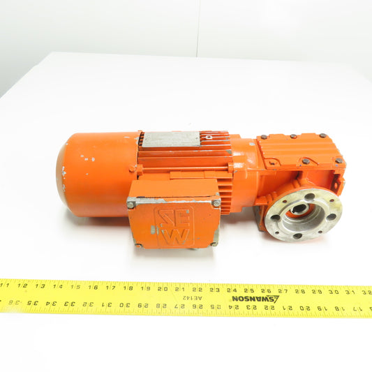 Sew-Eurodrive WAF30DT80N8/BMG 60:1 Ratio Gear Motor 0.25KW 277/430V 3Ph