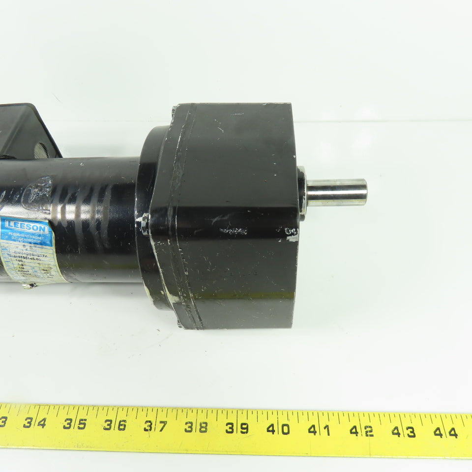 Leeson M1135145.00 43:1 Ratio 1/4HP Parallel DC Gearmotor 180V 62RPM 220IN-LB