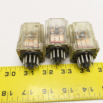 Potter & Brumfield KRP-14AN-120 Plug In Relay 120VAC Lot Of 3