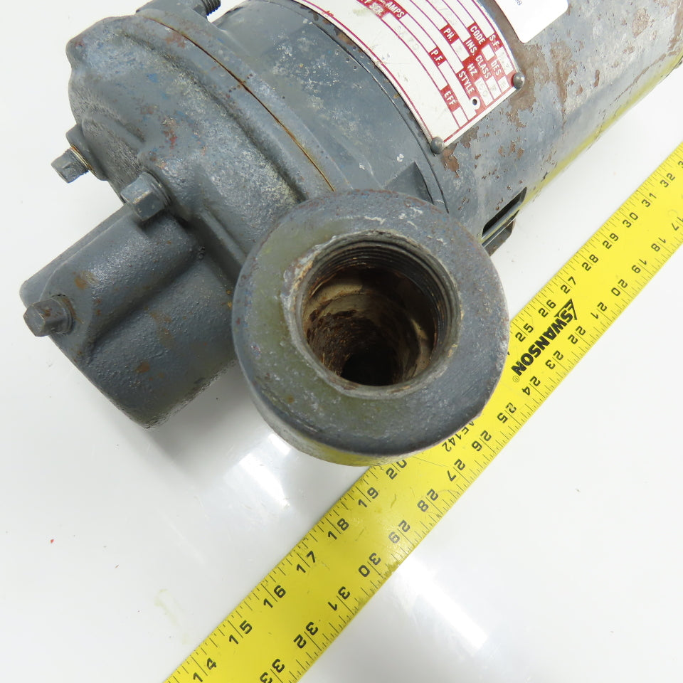 EASA P562S7 2HP Centrifugal Pump 3Ph 230/460V 1-1/2" Input 1-1/4" Output