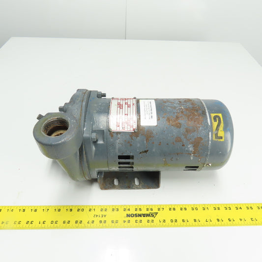 EASA P562S7 2HP Centrifugal Pump 3Ph 230/460V 1-1/2" Input 1-1/4" Output