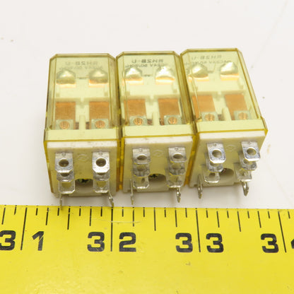 Idec RH2B-U Plug In Relay 24V AC Coil Lot Of 3