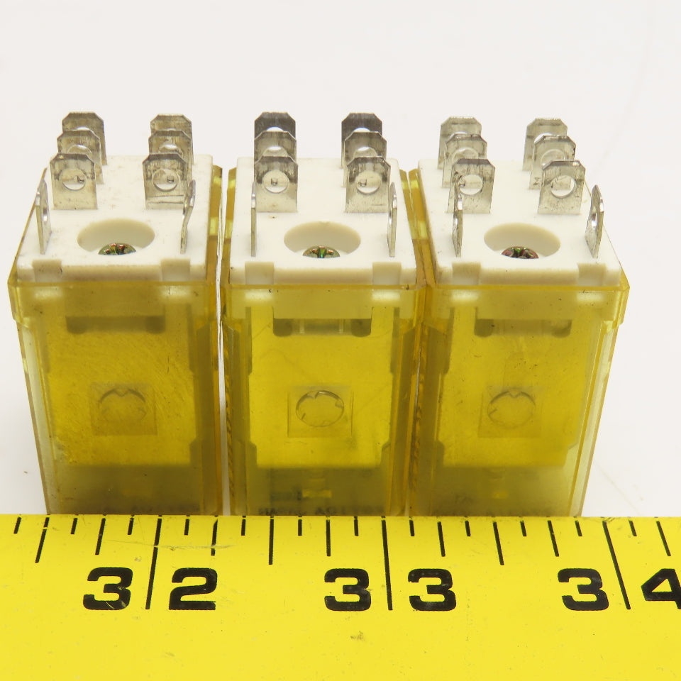Idec RH2B-U Plug In Relay 24V AC Coil Lot Of 3