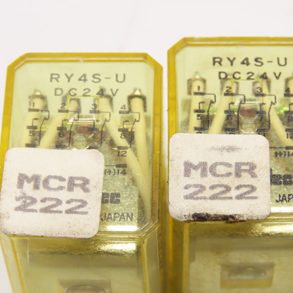 Idec RY4S-U Plug In Relay 24V AC Coil Lot Of 10