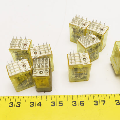Idec RY4S-U Plug In Relay 24V AC Coil Lot Of 10