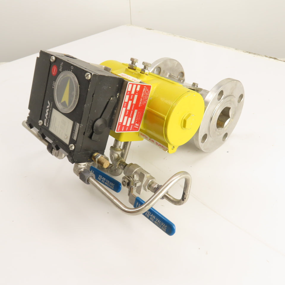 Velan 00313-SSGA 2" 150# CF8M Ball Valve w/ Hytork 130 Actuator & PMV EP5