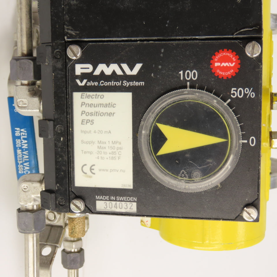 Velan 00313-SSGA 2" 150# CF8M Ball Valve w/ Hytork 130 Actuator & PMV EP5