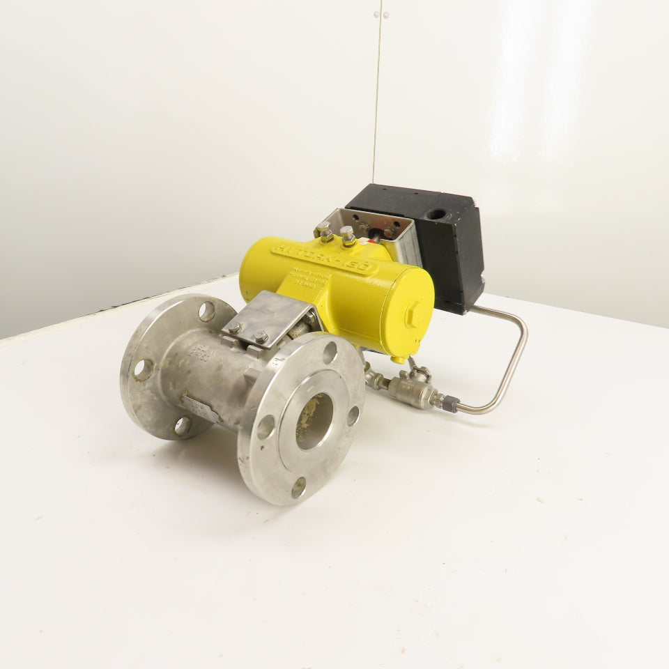 Velan 00313-SSGA 2" 150# CF8M Ball Valve w/ Hytork 130 Actuator & PMV EP5