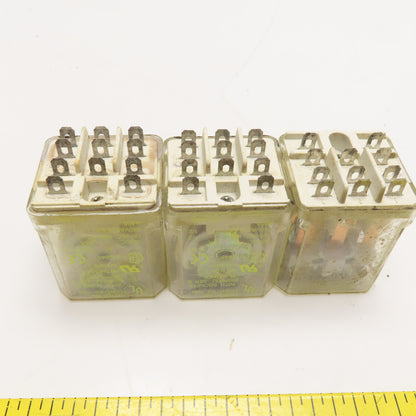 Square D 8501KU13P14V20 Plug In Relay 120V AC Coil Lot Of 3