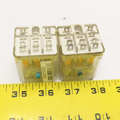 Square D 8501KUD13M1P14V53 Plug In Relay 3PDT 24VDC Coil Lot Of 2