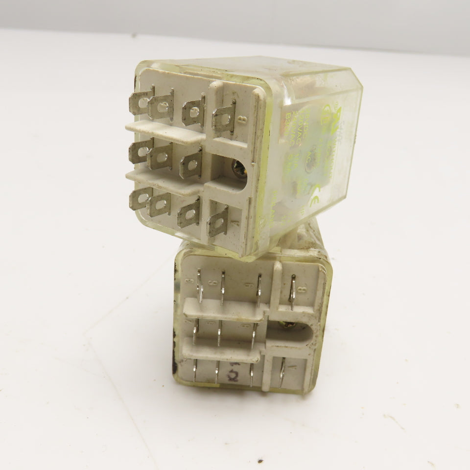 Square D 8501KUD13M1P14V53 Plug In Relay 3PDT 24VDC Coil Lot Of 2