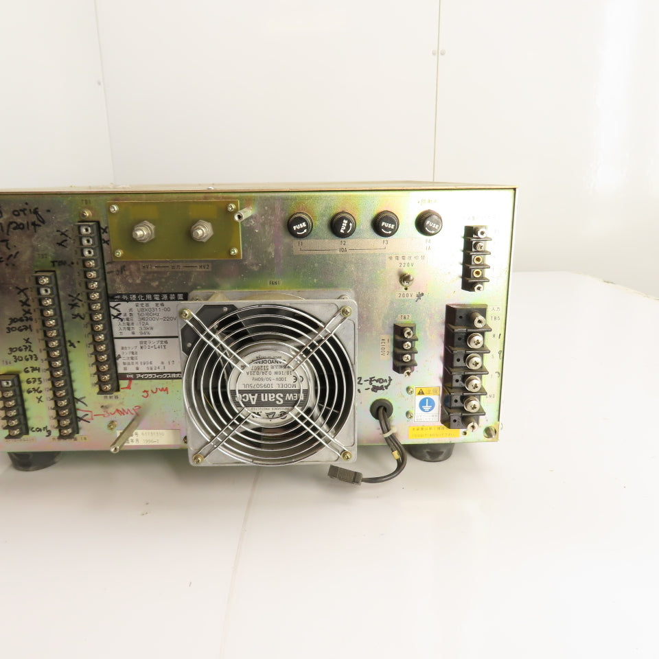 Eye Graphics UBX0311-00 3.3kW 3-Phase UV Curing Power Supply Unit 200V