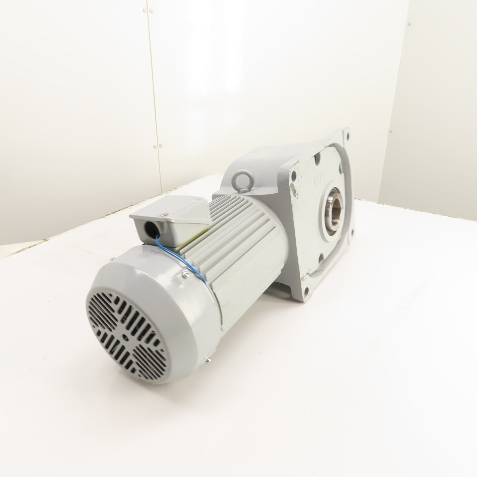 Nissei GTR FSMN-55-25-220 3HP 2.2kW Gear Motor 25:1 Ratio 220V 3Ph 68RPM