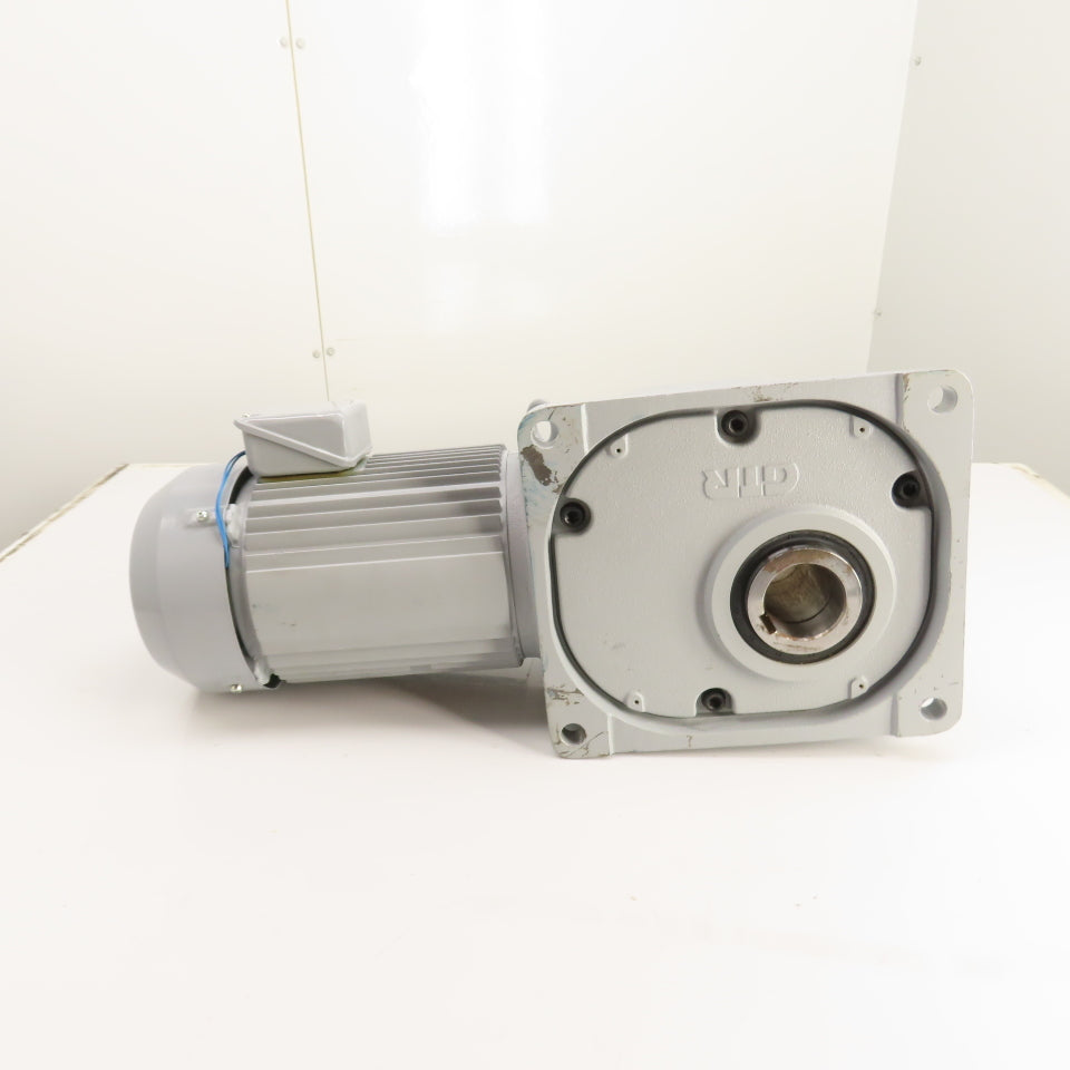 Nissei GTR FSMN-55-25-220 3HP 2.2kW Gear Motor 25:1 Ratio 220V 3Ph 68RPM