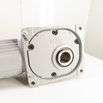 Nissei GTR FSMN-55-25-220 3HP 2.2kW Gear Motor 25:1 Ratio 220V 3Ph 68RPM