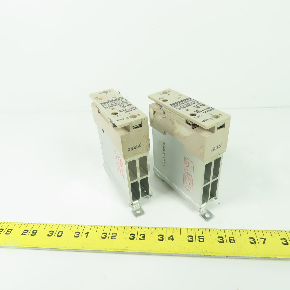 Omron G3PA-210B-VD Solid State Relay 24-240VAC Load 10A 2-24VDC Input Lot Of 2