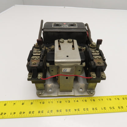 General Electric CR7006E 101ET Size 3 Motor Starter 600V 50Hp 110V 40Hz Coil