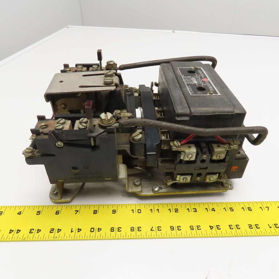General Electric CR7006E 101ET Size 3 Motor Starter 600V 50Hp 110V 40Hz Coil