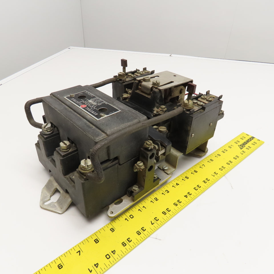 General Electric CR7006E 101ET Size 3 Motor Starter 600V 50Hp 110V 40Hz Coil